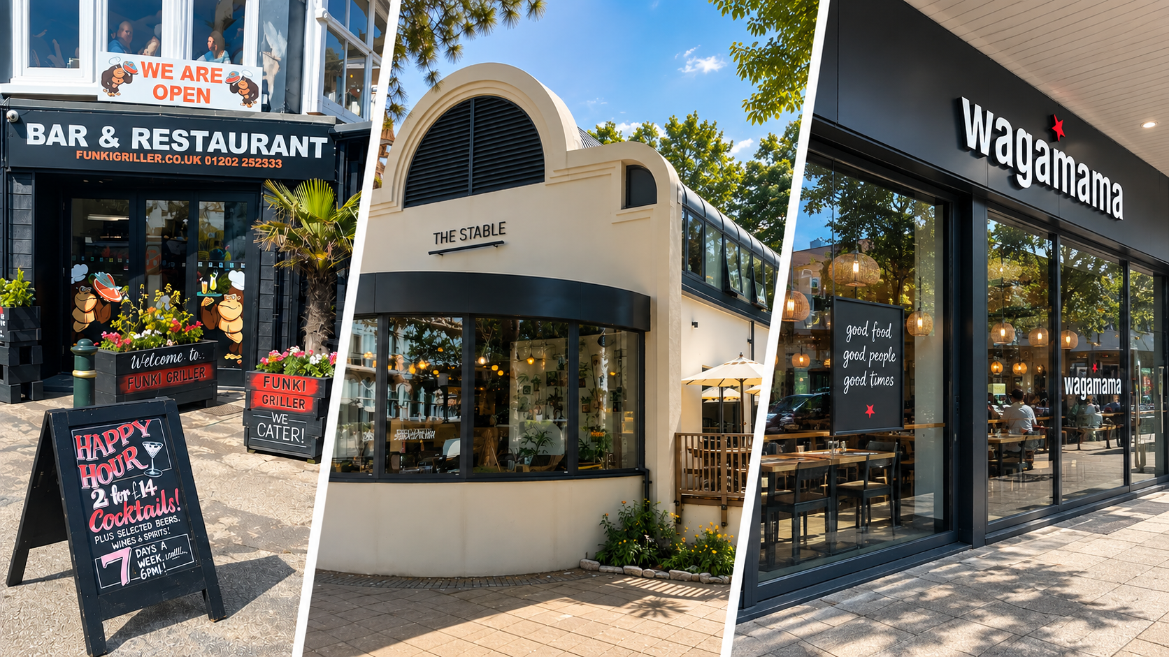 Restaurants near Bournemouth Pavilion