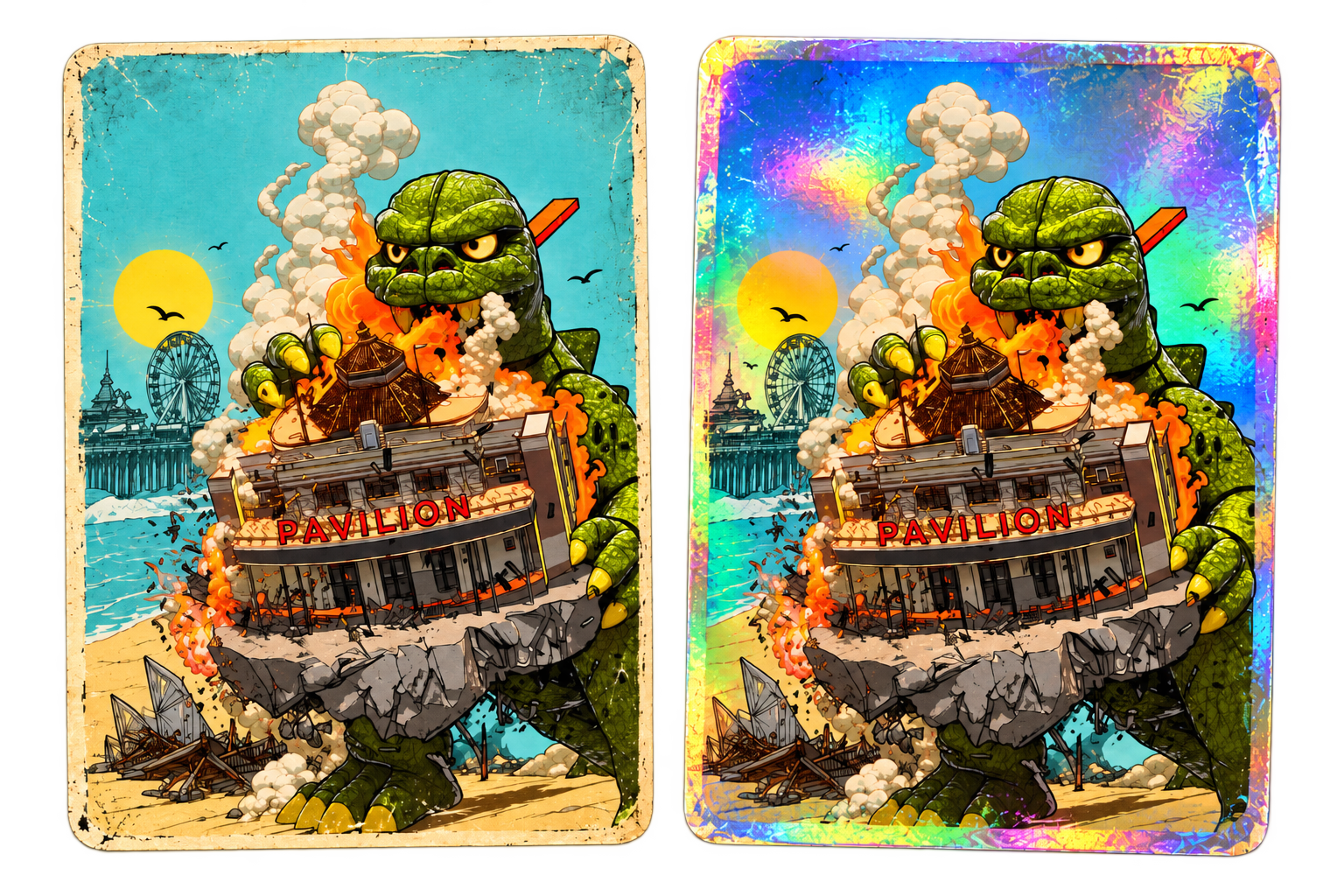Vintage Toy Riot Event Card 001 standard and chase editions