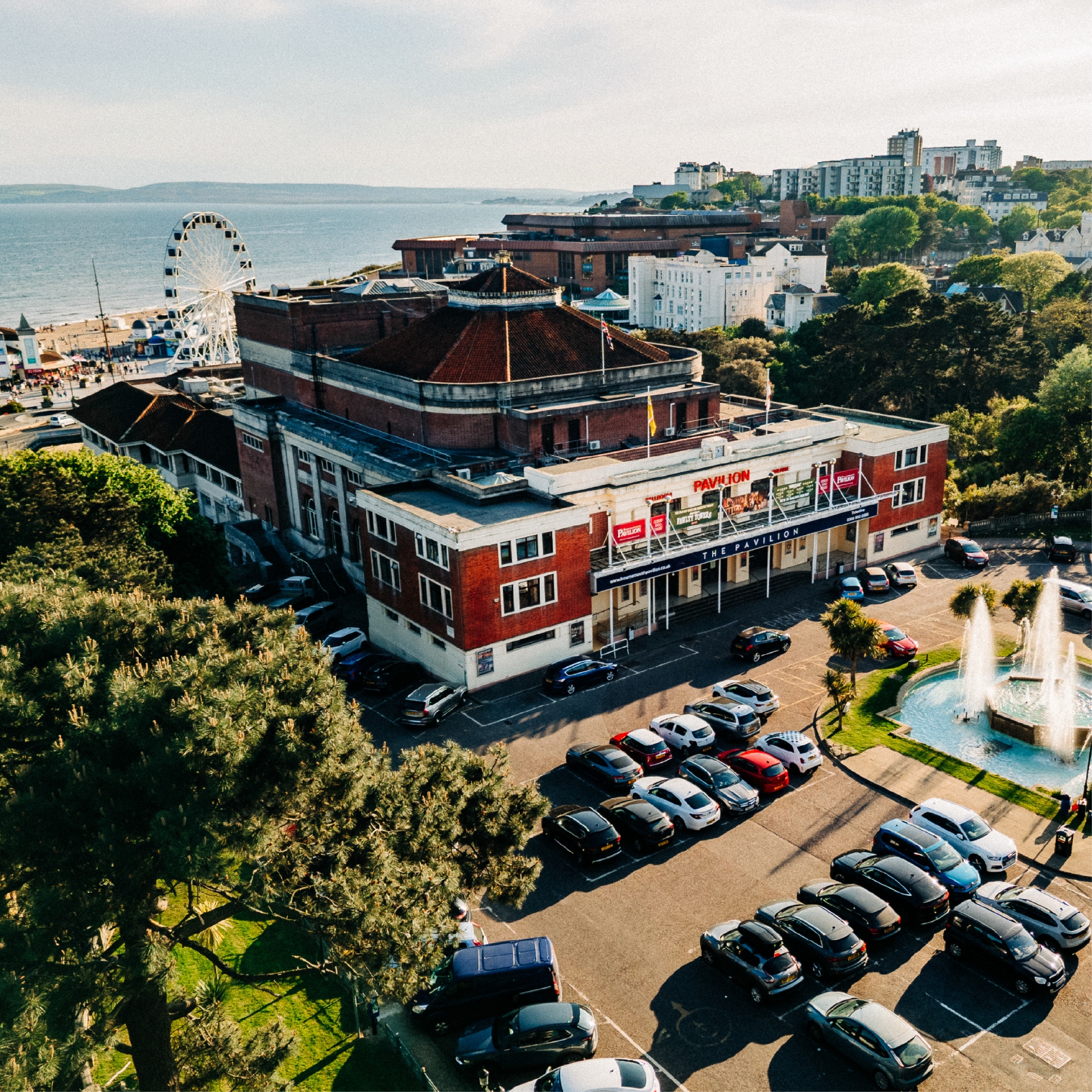 Bournemouth Pavilion and seafront